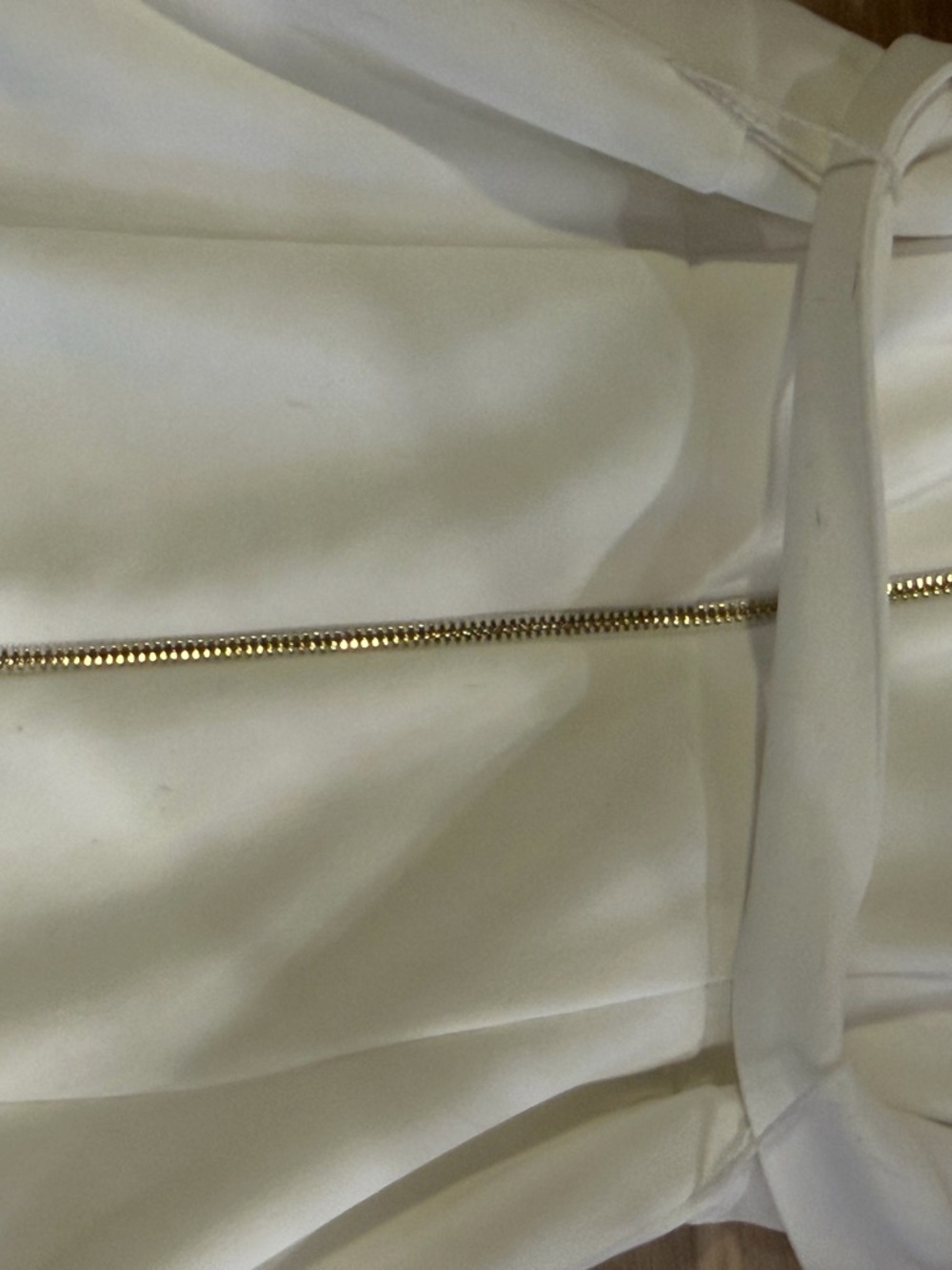Calvin Klein white Short-Sleeve Tie-Waist Ruffle Mini Dress - Picture 6 of 7